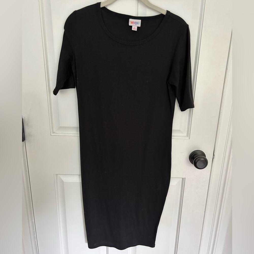 Lularoe black Julia dress size small